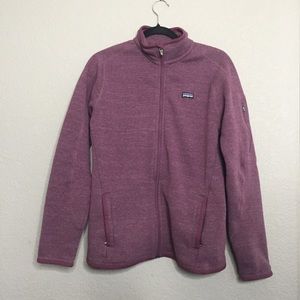 Patagonia Purple Plum Full Zip Better Sweater SZ M